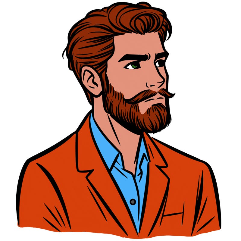 a man with a beard