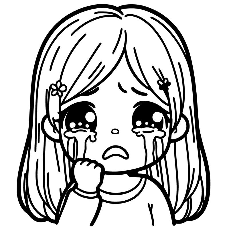 crying girl