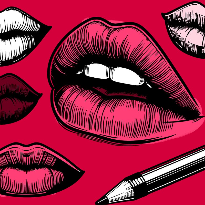 realistic  lips