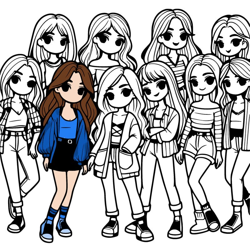 group of girls