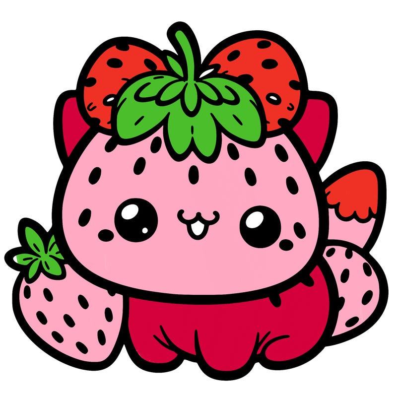 strawberry cat