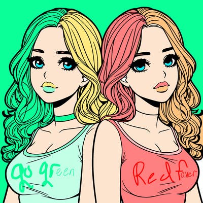 realistic twin sisters