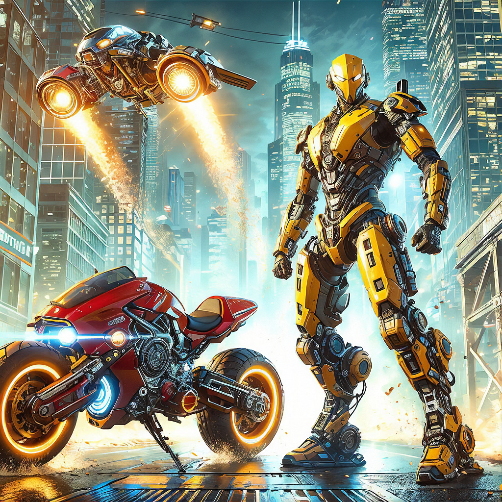 Jet Transform Robot Car Games - Games App | MWM