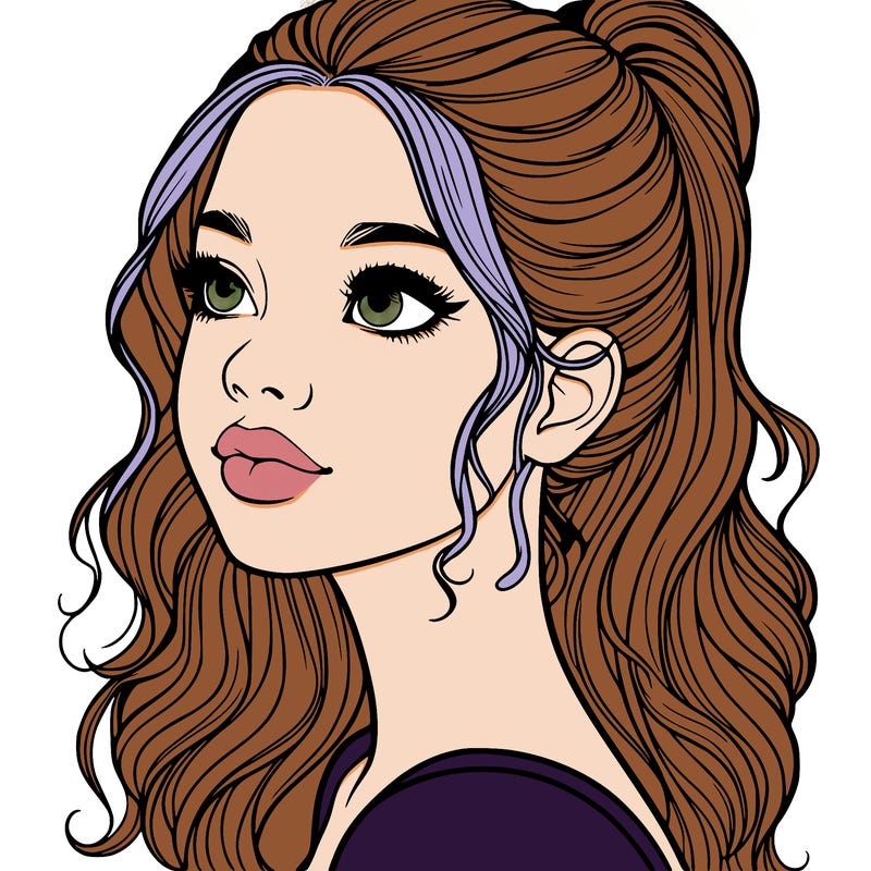 beautiful realistic girl