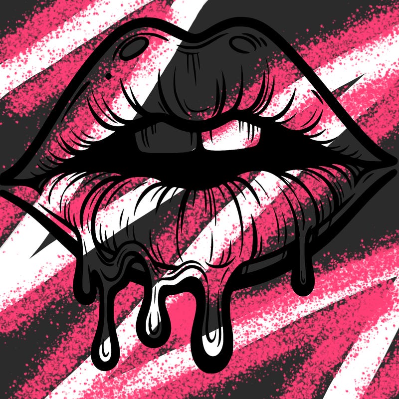 lips that look realistic and drip