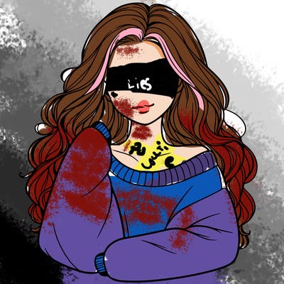 a beautiful girl in a big sweatshirt