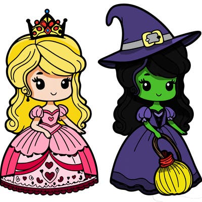 princess as a witch