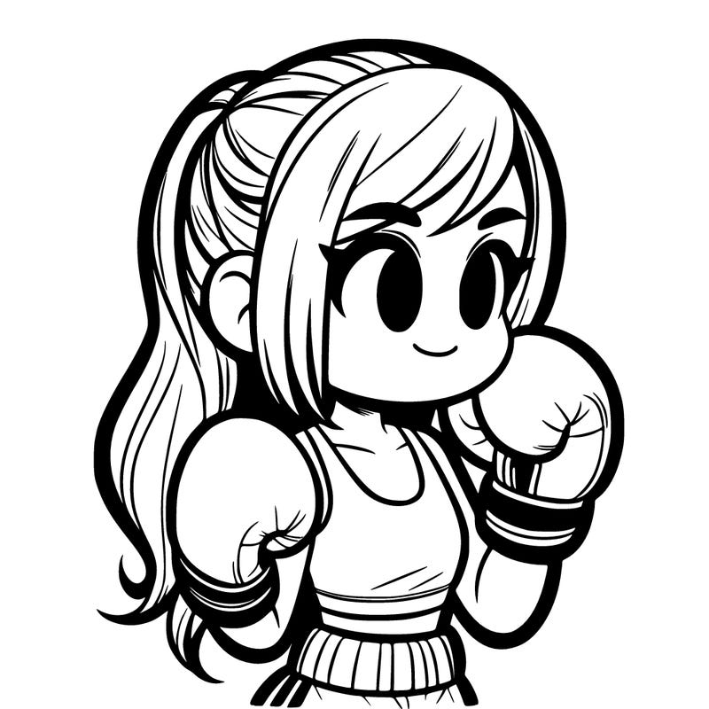 girl boxer