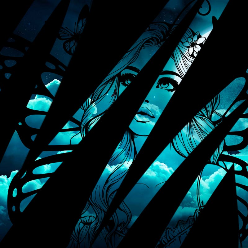 butterfly fairy realistic girl