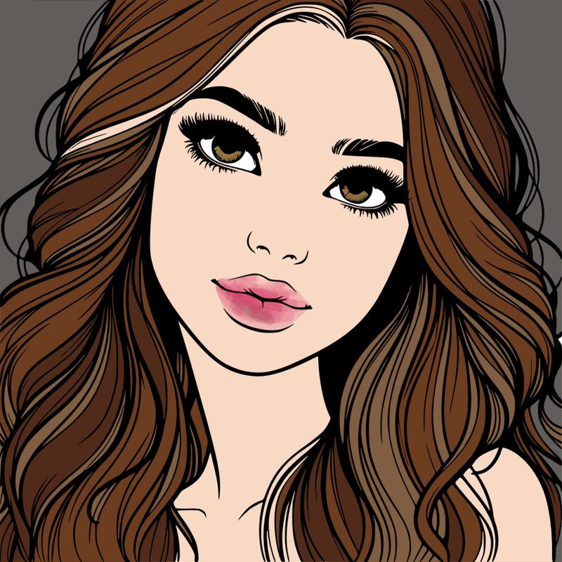 beautiful realistic girl