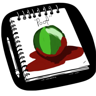 a blank sketch pad