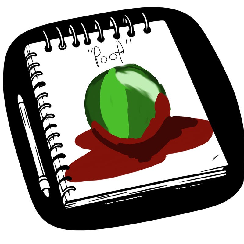 a blank sketch pad