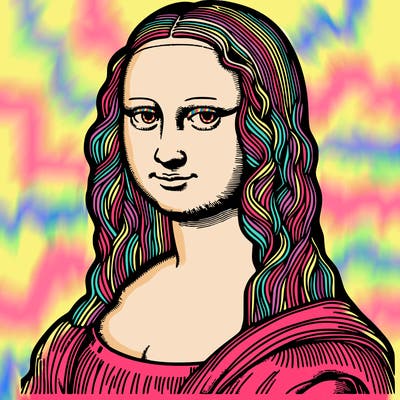 realistic mona lisa
