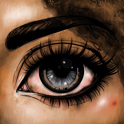realistic eye