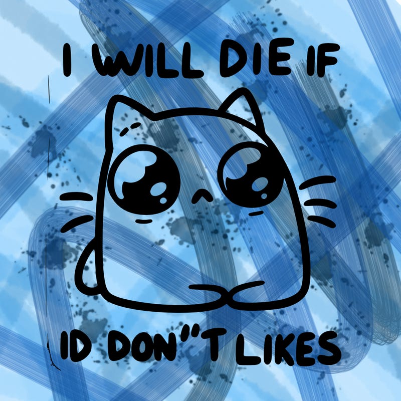 a cat that will die if we don’t get 10 likes