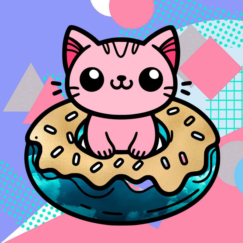 doughnut cat