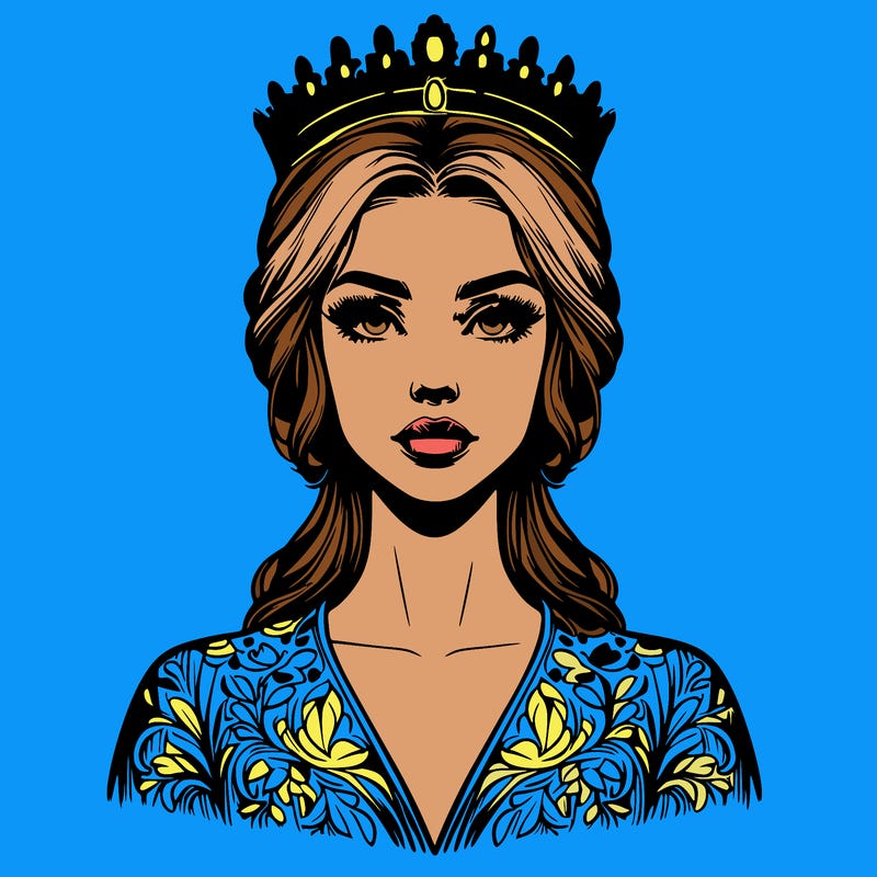 realistic beautiful queen