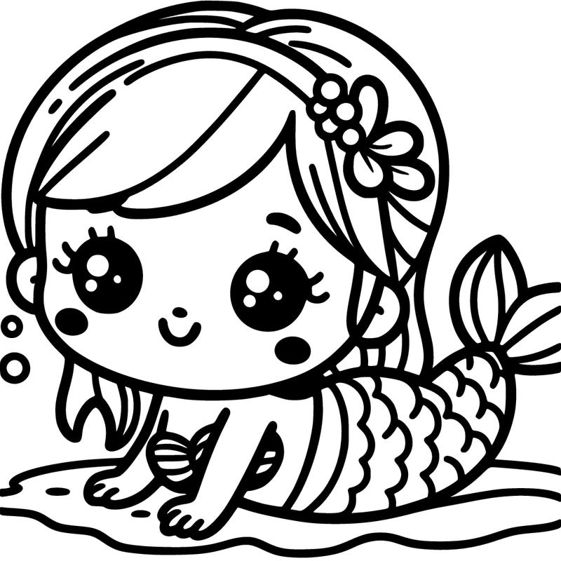 baby mermaid