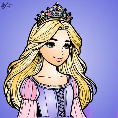 a realistic medieval princess with a tiara