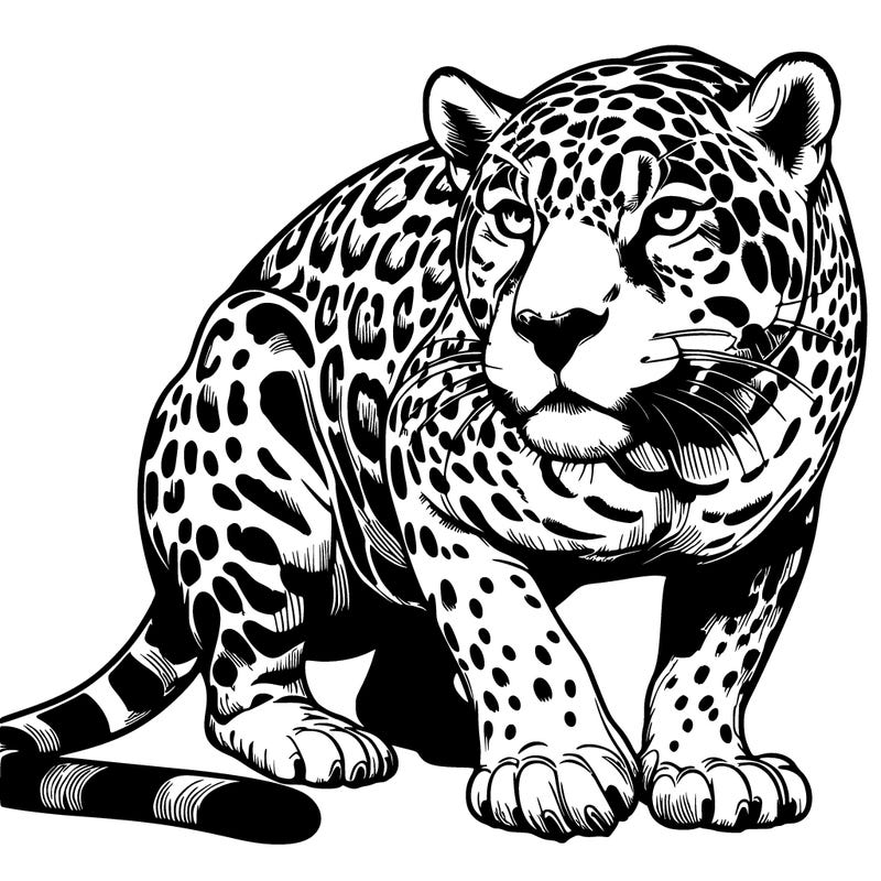 realistic jaguar