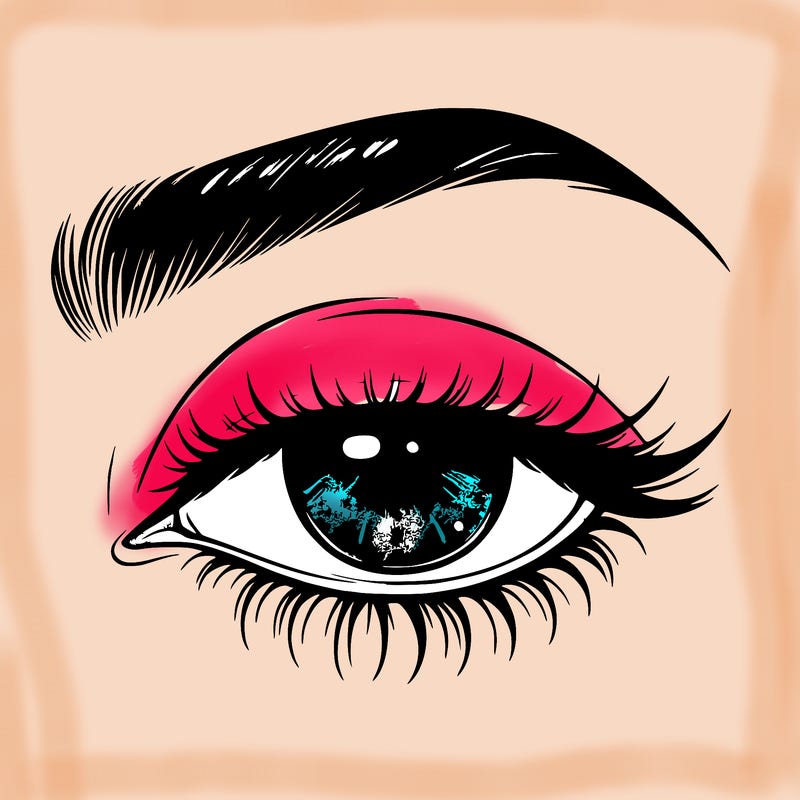 eye closed realistic