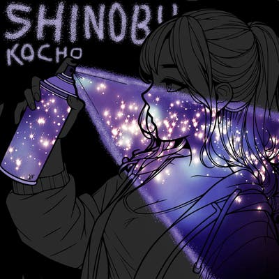 a realistic girl spray, painting