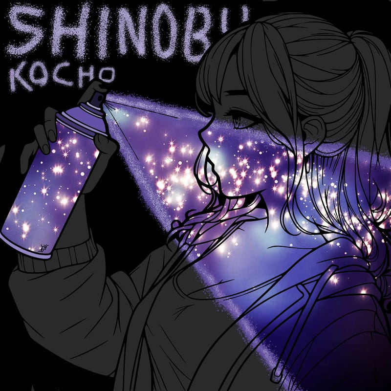 a realistic girl spray, painting