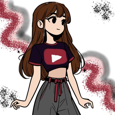 girl in a cute crop top