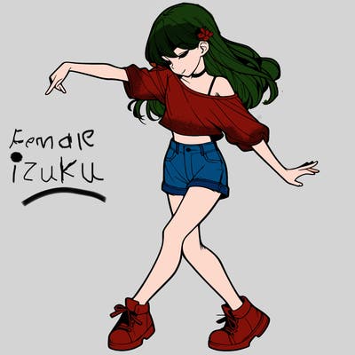 realistic girl danceing