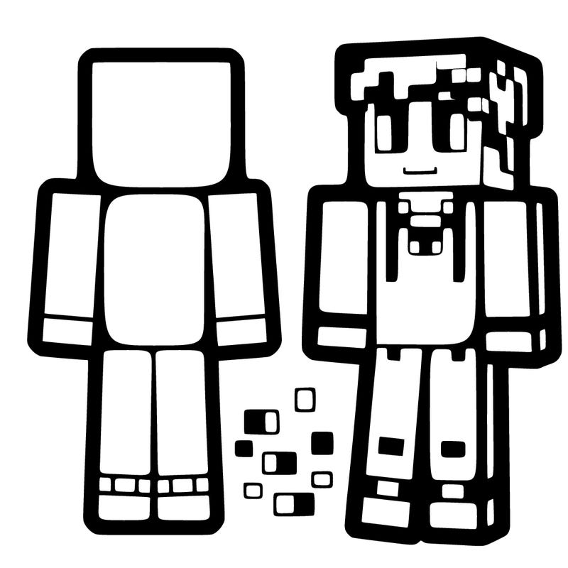 a blank minecraft skin