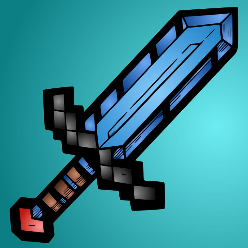 a minecraft sword
