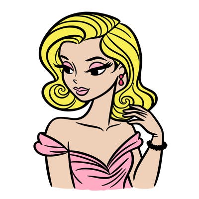 an elegant woman