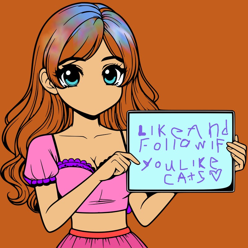 realistic pretty girl holding blank sign