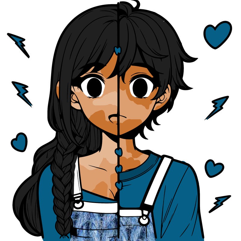 realistic girl boy split