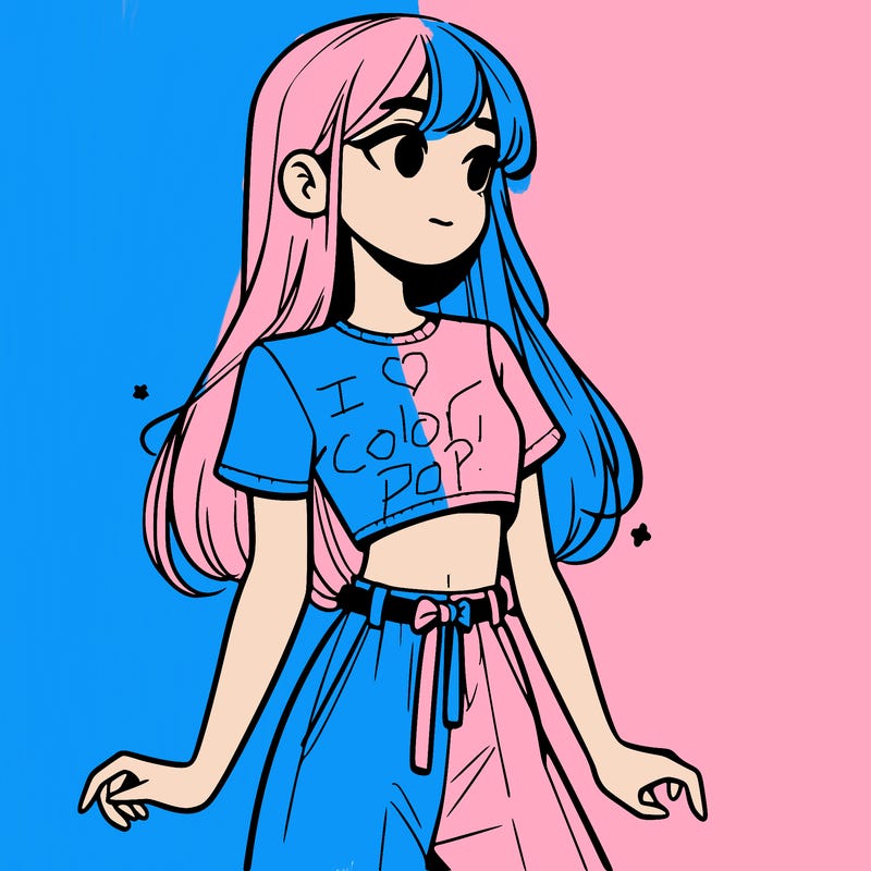 girl in a cute crop top