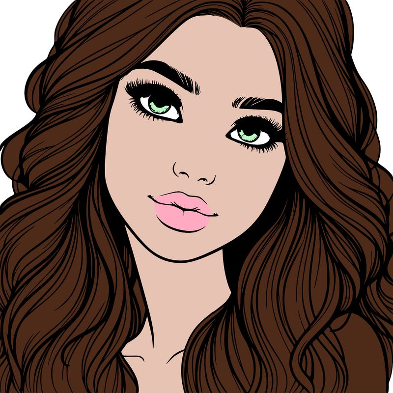 beautiful realistic girl