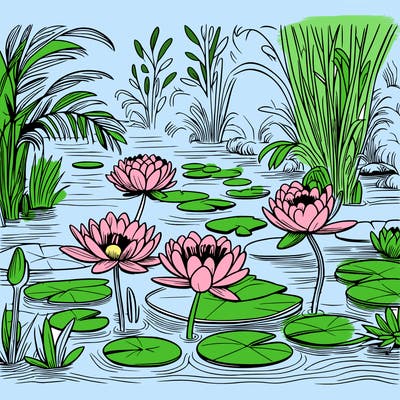 monet's water lilies