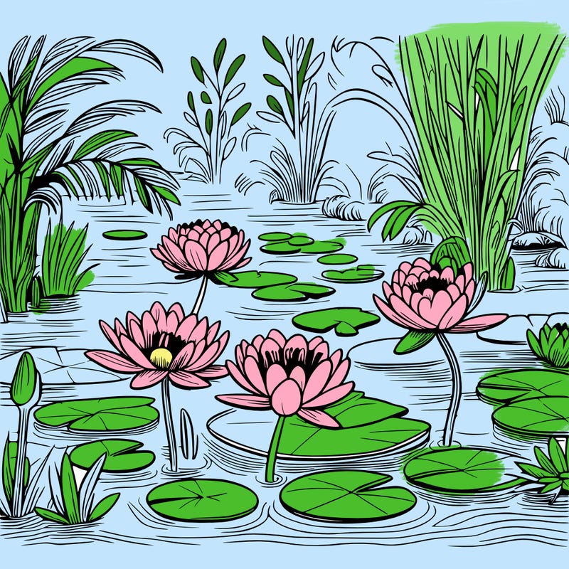 monet's water lilies