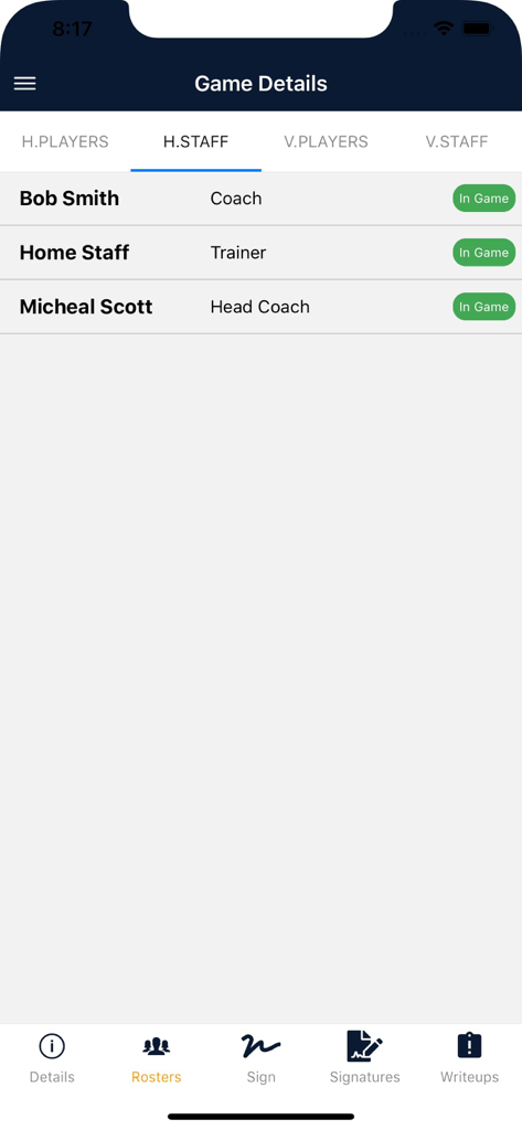 RAMP GameSheets - Sports App | MWM