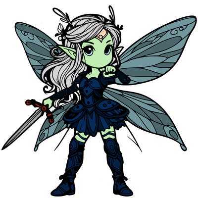 fantasy fairy warrior