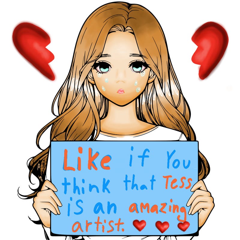 realistic girl with long hair holding a blank sign