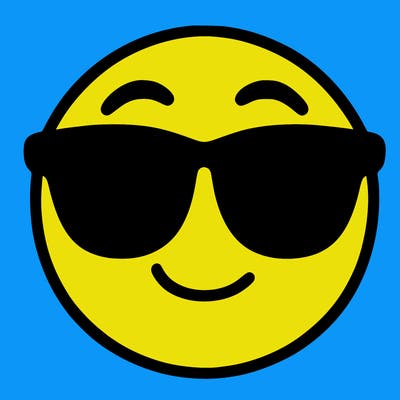 emoji with sunglasses