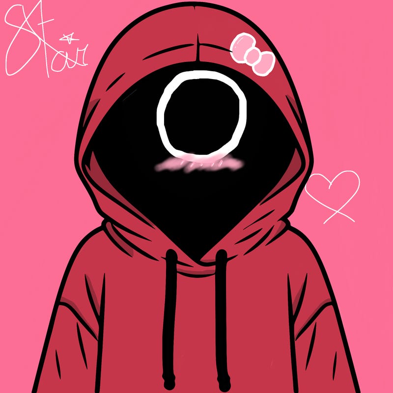 faceless girl in hoodie