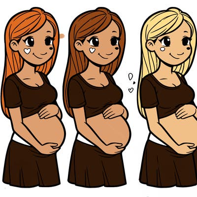 pregnant girl