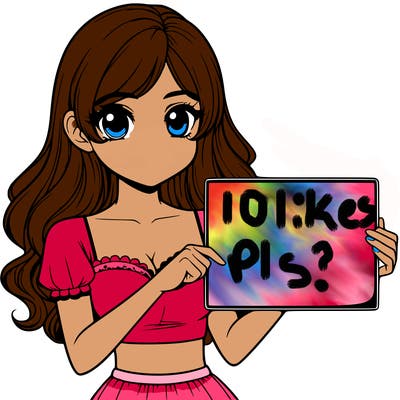 realistic pretty girl holding blank sign