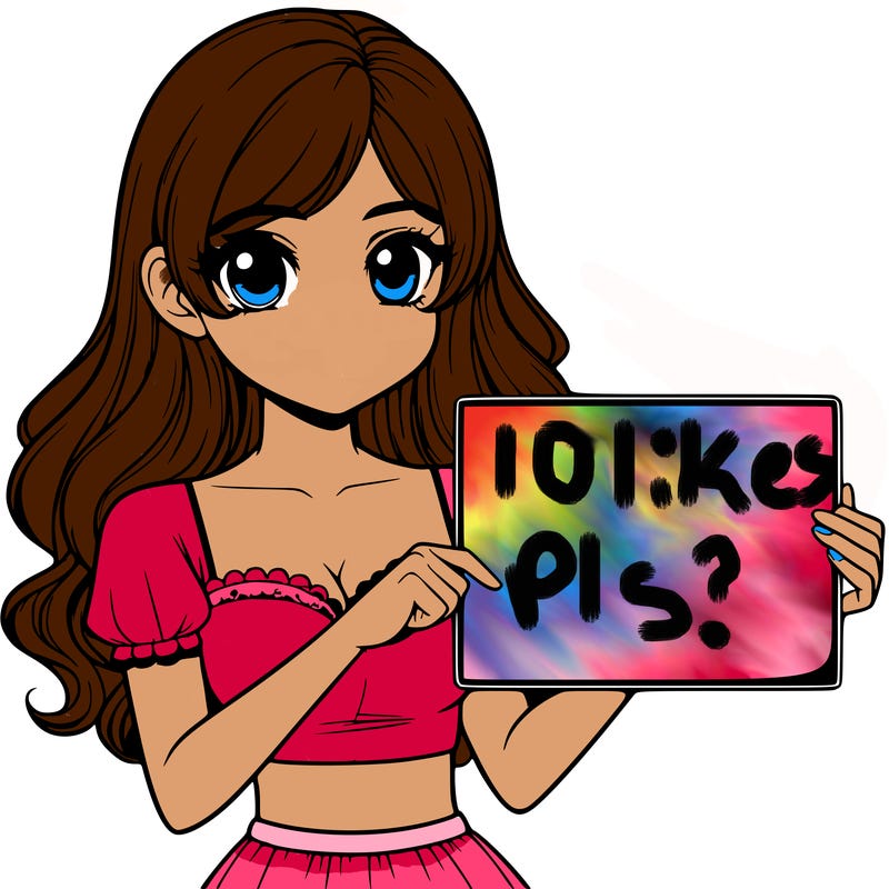 realistic pretty girl holding blank sign