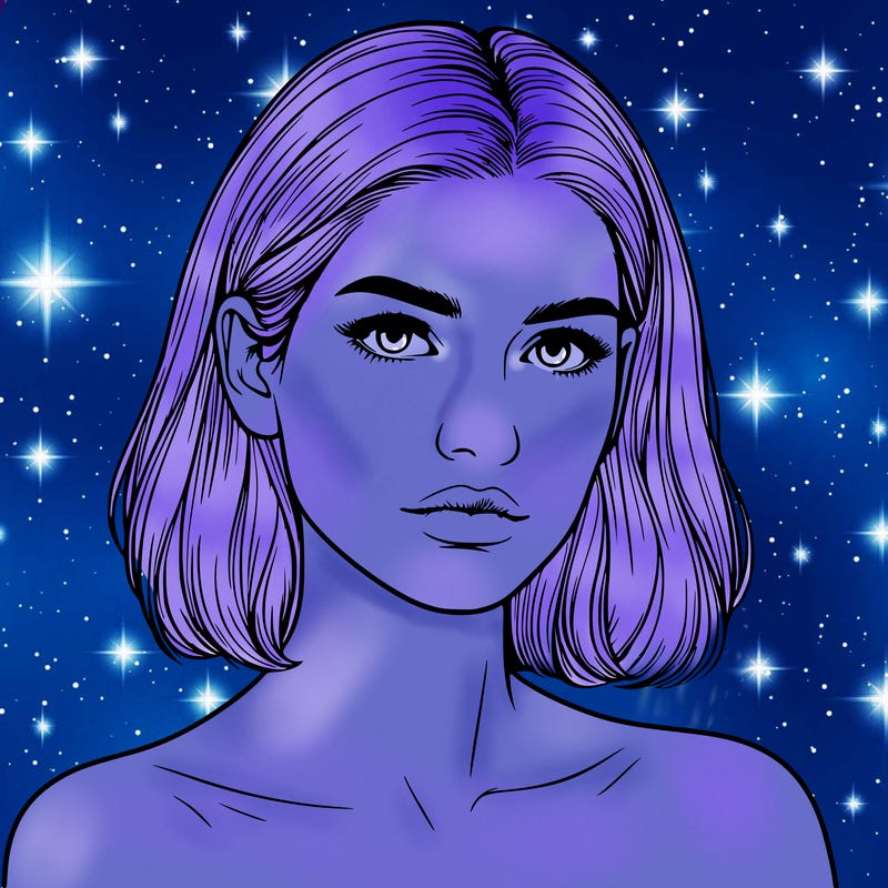 realistic portrait of woman