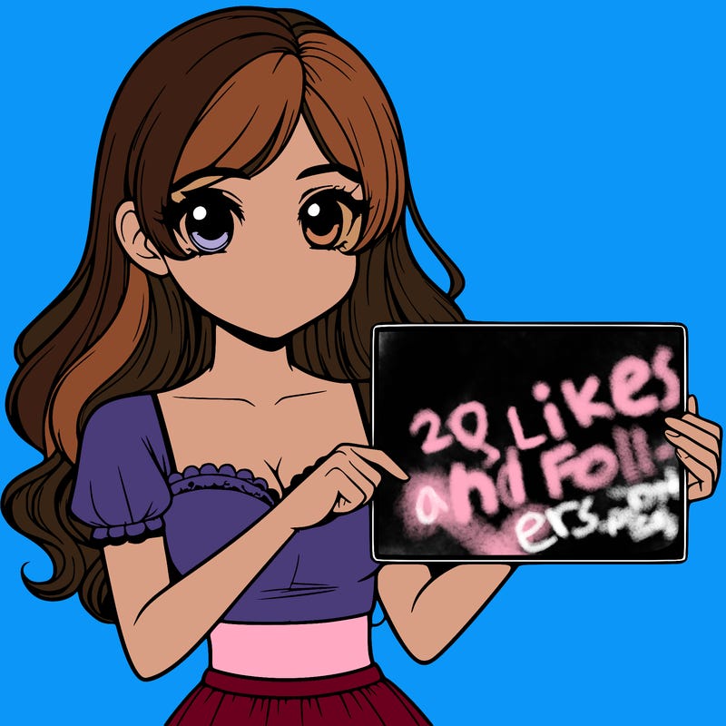 realistic pretty girl holding blank sign