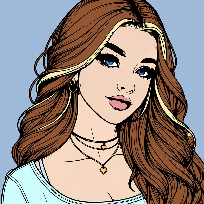 detailed realistic girl