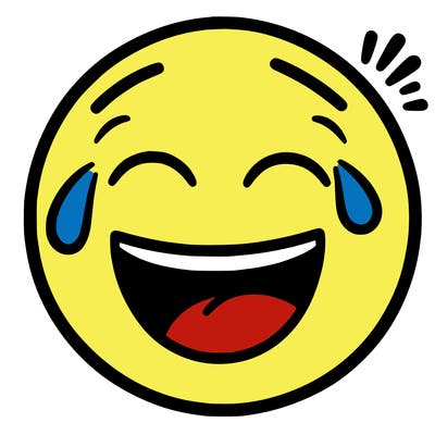 laughing emoji